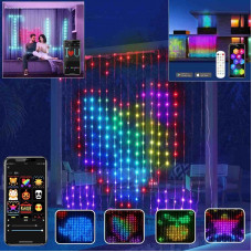 TENDA 400 LED RGB C/TELECOMANDO MT.2X2 (2pz)